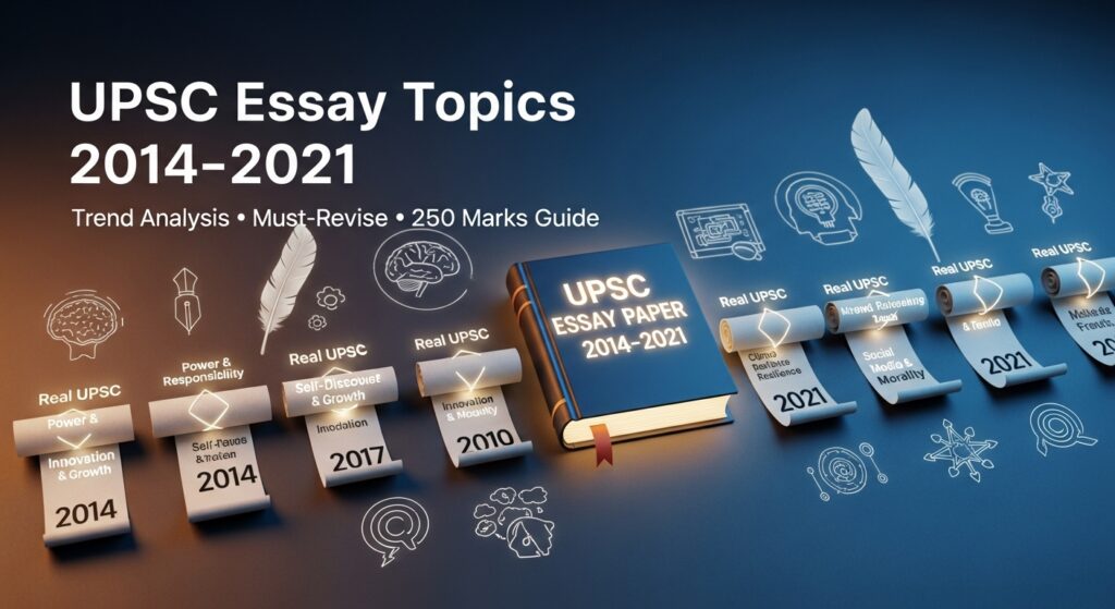 Last 10 Years UPSC Essay Topics with Analysis