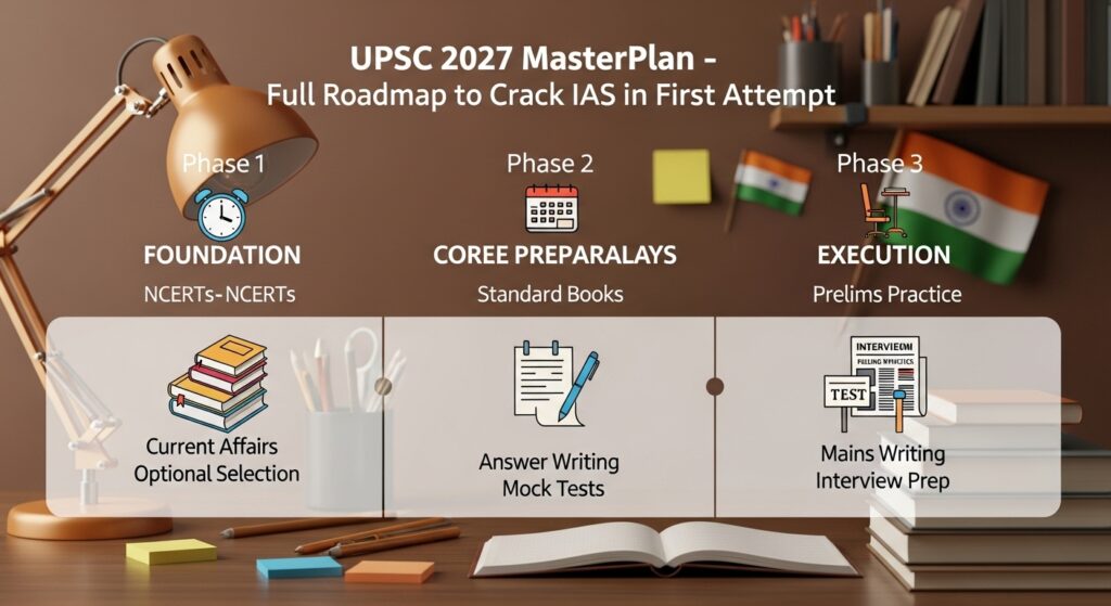 UPSC 2027 Masterplan – The Ultimate Strategy to Crack IAS in First Attempt