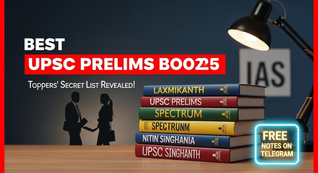 Best Books for UPSC Prelims 2025