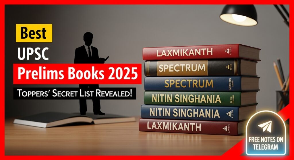 Best Books for UPSC Prelims 2025