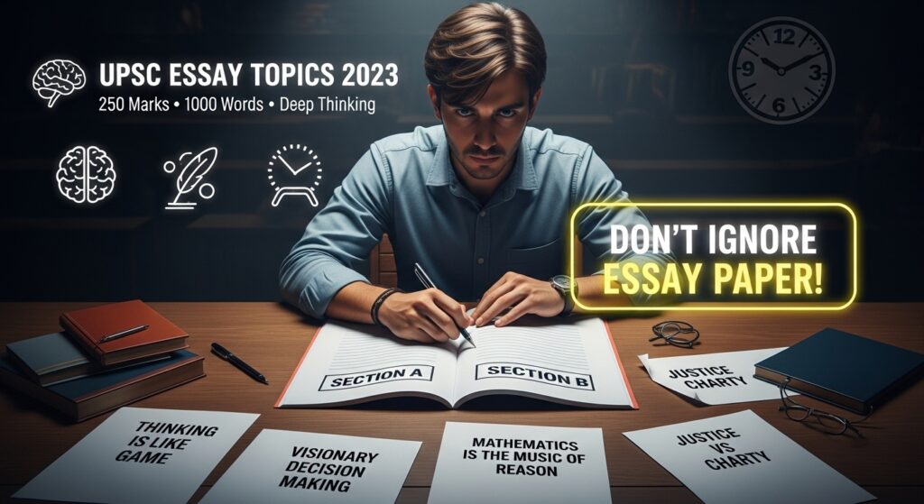 Last 10 Years UPSC Essay Topics with Analysis