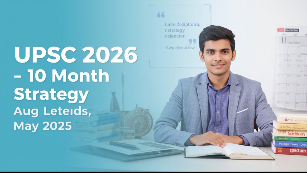 UPSC 2026 – 10 Month Detailed Strategy